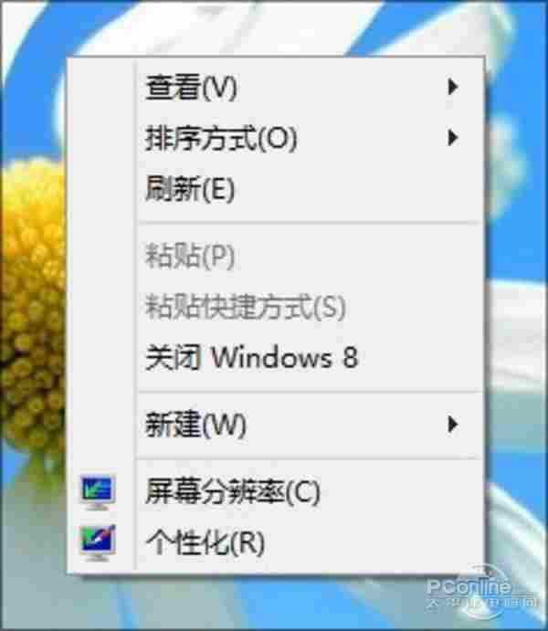 Win8关机又一绝技 让“Win8关机”进右键