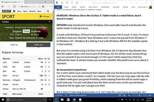 Win10平板模式：又一次彻底的失败