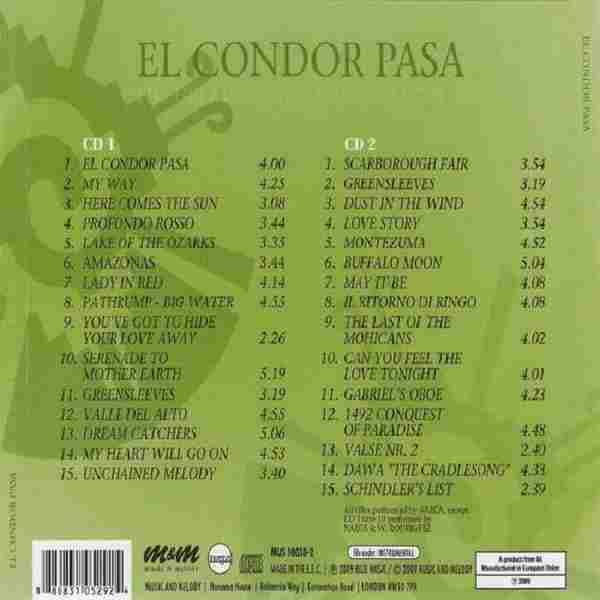 【新世纪排箫】Nazca-2009-ElCondorPasa：TheGreatestPanfluteCollection(2CD)WAV