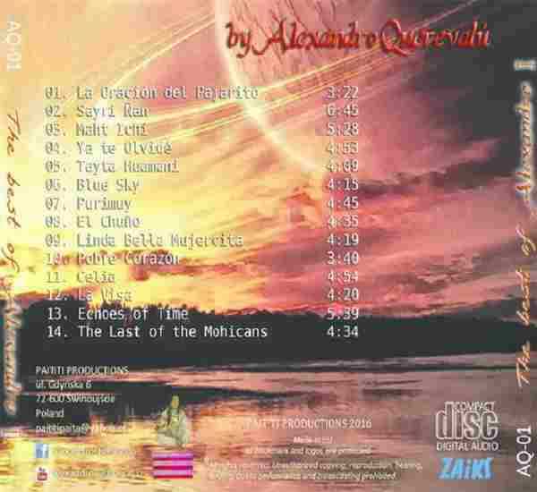 【亚历桑德罗】AlexandroQuereval-2016-TheBestofAlexandroI(FLAC)