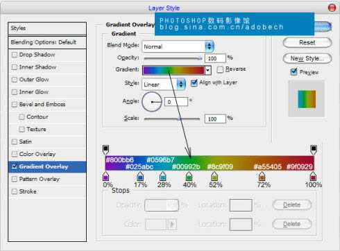 Photoshop 简单漂亮的彩色水晶字