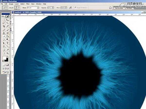 Photoshop将绘制出逼真的眼球效果的鼠绘实例教程