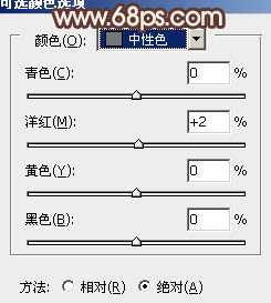 Photoshop将草地人物图片调制出柔和的暖褐色效果