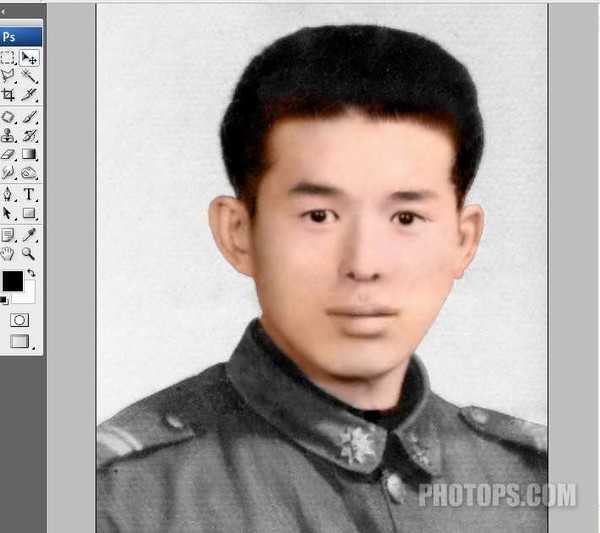 PhotoShop为老照片翻新修复教程