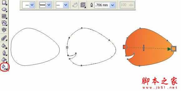 Coreldraw绘制海底总动员之小鱼Nemo