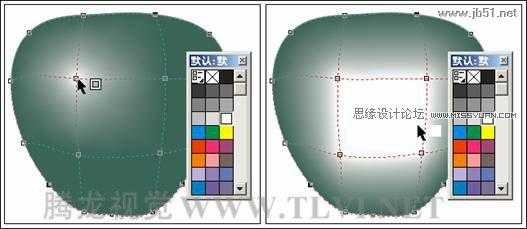 CorelDRAW(CDR)利用“交互式网格填充”工具填充对象实例教程