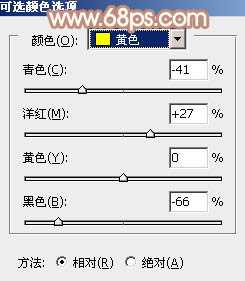 PS为绿色外景人物图片打造出柔和的秋季淡黄色