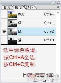 photoshop利用通道快速调色教程