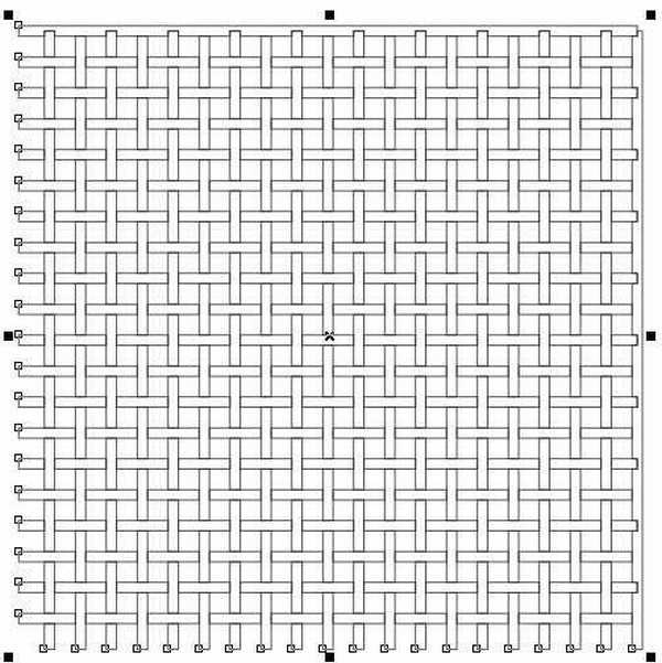 CorelDRAW制作漂亮的编织效果