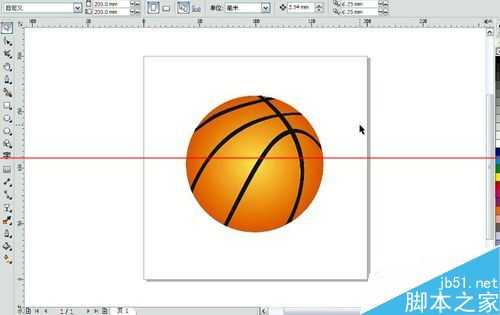 CorelDRAW X5怎么快速绘制篮球？