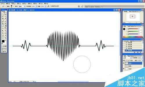 用ps简单制作心电图gif动图效果图
