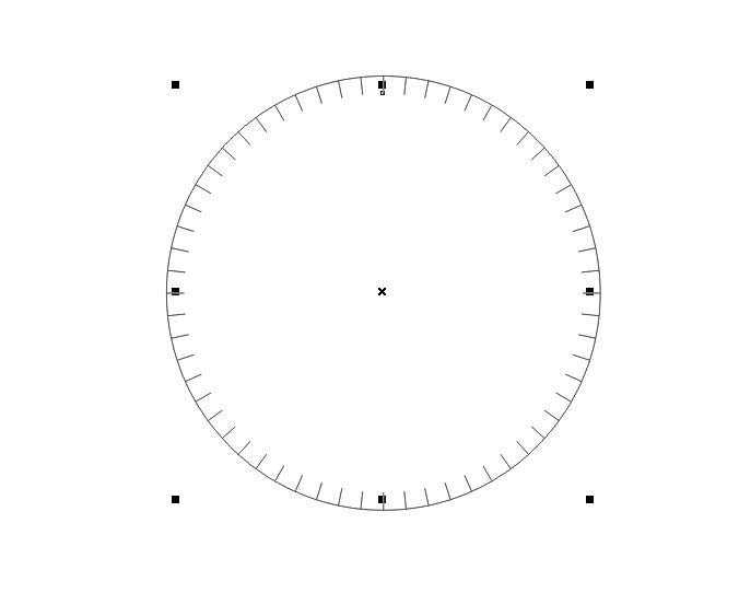 cdr怎么绘制简单的钟表? cdr钟表的设计方法