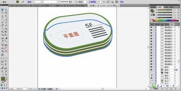 ai怎么设计商场展台? ai楼层展台的设计方法