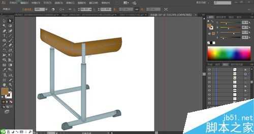 ai怎么手绘课桌矢量图? ai设计课桌的画法