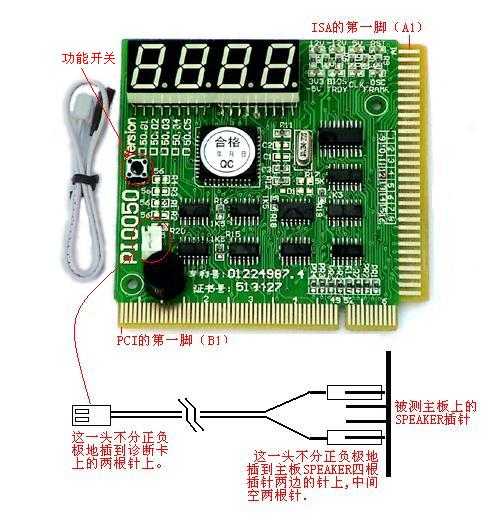 电脑故障诊断卡的详细使用方法介绍(图文教程)