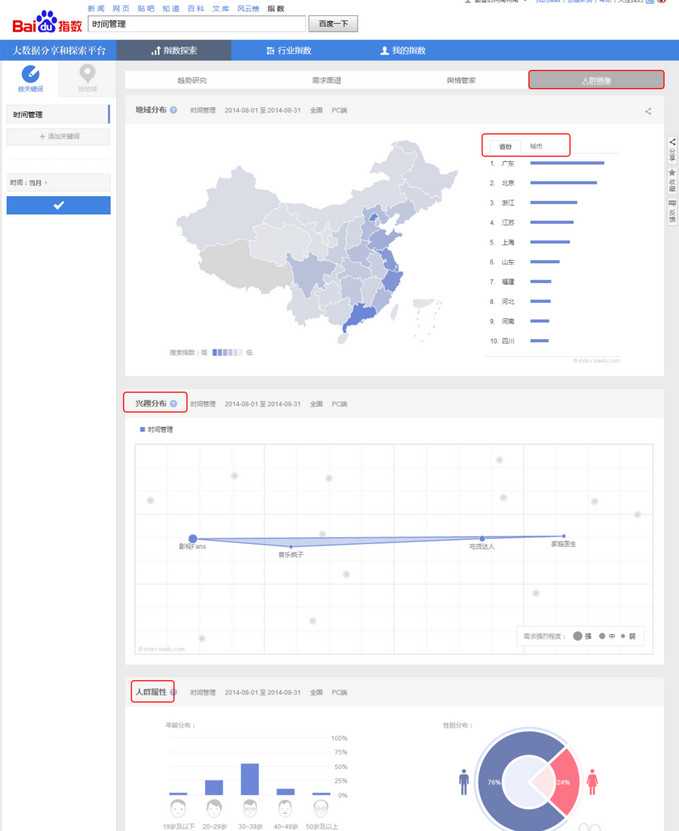 百度指数怎么查看以了解关键词的实时信息